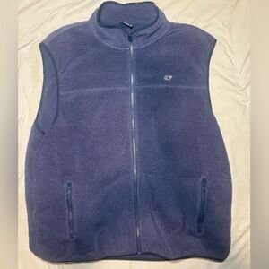 Vineyard Vines Purple Fleece Vest